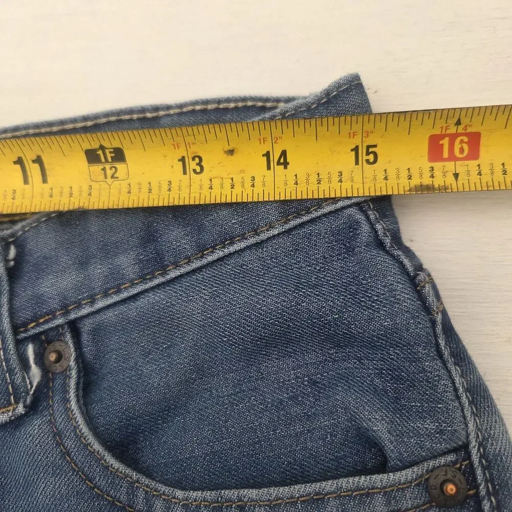 Levi's 511 Dark Blue Wash Jeans Size 29 x 31 18 REG Slim Fit Adjustable Waist